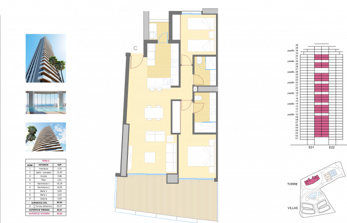 Apartamentos nuevos en Benidorm