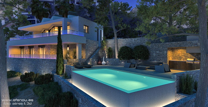 Moderna villa en Altea Hills
